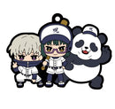 Toge Inumaki, Maki Zenin, & Panda Jujutsu Kaisen Buddy Colle Rubber Mascot Keychain Vol. 2