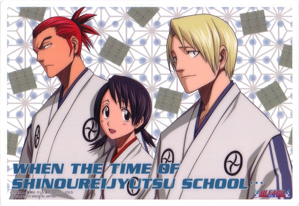 Renji Abarai, Momo Hinamori & Izuru Kira Bleach Clear Soul Plate 3 Jumbo Carddass Ex Art Print