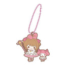 Sakura Kinomoto & My Melody Cardcaptor Sakura & Sanrio Rubber Mascot Keychain