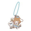 Sakura Kinomoto & Cinnamoroll Cardcaptor Sakura & Sanrio Rubber Mascot Keychain