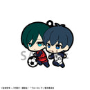 Yoichi Isagi & Rin Itoshi Blue Lock Buddy Colle Rubber Mascot Keychain