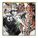 Blueno & Monkey D. Luffy One Piece EX Those Who Harbor the Devil Vol. 2 Ichiban Kuji Metallic Sumi Style Board