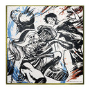 Douke no Buggy & Monkey D. Luffy One Piece EX Those Who Harbor the Devil Vol. 2 Ichiban Kuji Metallic Sumi Style Board