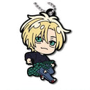 Ash Lynx Banana Fish Deforaba Rubber Keychain