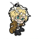 Ash Lynx Banana Fish Deforaba Rubber Keychain