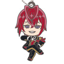 Riddle Rosehearts Twisted Wonderland Deforaba Rubber Keychain