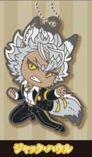 Jack Howl Twisted Wonderland Deforaba Rubber Keychain