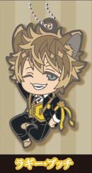 Ruggie Bucchi Twisted Wonderland Deforaba Rubber Keychain