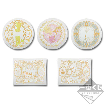 Klefki & Eevee Mimikyu's Antique & Tea Ichibankuji Glass Plate
