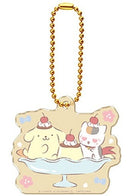 Pompompurin & Nyanko Sensei Natsume's Book of Friends Sanrio Acrylic Keychain