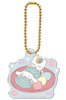 Cinnamoroll & Nyanko Sensei Natsume's Book of Friends Sanrio Acrylic Keychain