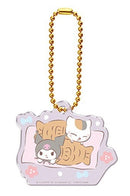 Kuromi & Nyanko Sensei Natsume's Book of Friends Sanrio Acrylic Keychain