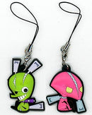 Zipper & Fastener Panty & Stocking with Garterbelt Rubber Strap Set