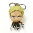 Reiner Braun Attack on Titan Deformed Figure 3 Keychain