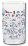 Ram & Rem Re:ZERO Happy Birthday Rem & Ram Ichiban Kuji Glass Cup