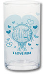 I Love Rem Re:ZERO Happy Birthday Rem & Ram Ichiban Kuji Glass Cup
