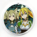 Silica & Leafa Sword Art Online II Phantom Bullet Layered Badge