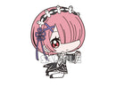 Ram Re:Zero Lava Q Rubber Mascot with Suction Cup