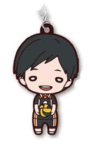 Chikara Ennoshita Haikyu Nitotan Karasuno Uniform Rubber Mascot Strap