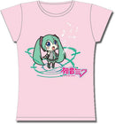 Hatsune Miku Vocaloid Pink Shirt