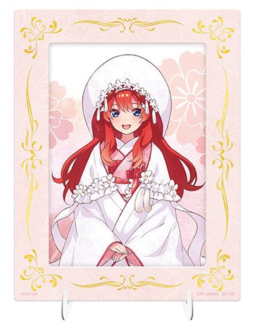 Itsuki Nakano Quintessential Quintuplets The Happiness Connection Ichiban Kuji Framed Illustration Stand