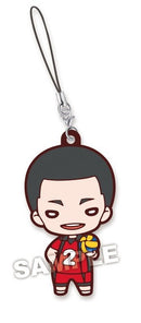 Nobuyuki Kai Haikyu Nitotan Nekoma Koukou Uniform Rubber Mascot Phone Strap