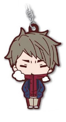 Osamu Miya Haikyu Nitotan Winter Casual Rubber Mascot Strap