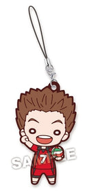 So Inuoka Haikyu Nitotan Nekoma Koukou Uniform Rubber Mascot Strap