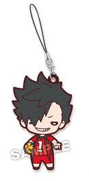 Tetsuro Kuroo Haikyu Nitotan Nekoma Koukou Uniform Rubber Mascot Strap