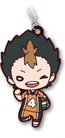 Yu Nishinoya Haikyu Nitotan Karasuno Uniform Rubber Mascot Strap