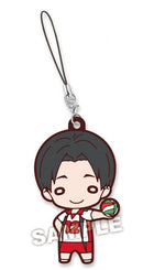Yuki Shibayama Haikyu Nitotan Nekoma Koukou Uniform Rubber Mascot Strap