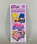 Zipper & Fastener Panty & Stocking with Garterbelt Rubber Strap Set