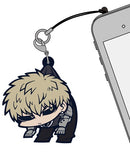 Genos One Punch Man Ear Phone Jack Accessory Rubber Strap