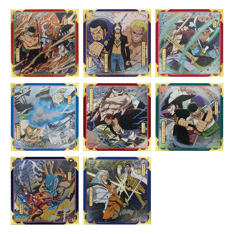 Fujitora, Trafalgar Law & Donquixote Doflamingo Metallic Shikishi One Fujitora, Trafalgar Law & Donquixote Doflamingo Metallic Shikishi One