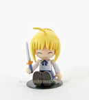 Saber Fate/Stay Night Chara Friend Petit Lycee Movable Trading Figure