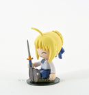 Saber Fate/Stay Night Chara Friend Petit Lycee Movable Trading Figure