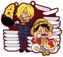 Monkey D. Luffy & Sanji One Piece Luffy Special Buddy Colle Rubber Mascot