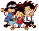Monkey D. Luffy, Portgas D. Ace & Sabo One Piece Luffy Special Buddy Colle Rubber Mascot