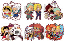 Monkey D. Luffy & Smoker One Piece Log.1 Buddy Colle Rubber Mascot