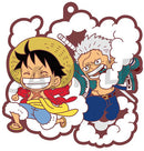 Monkey D. Luffy & Smoker One Piece Log.1 Buddy Colle Rubber Mascot