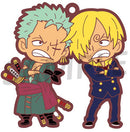 Roronoa Zoro & Sanji One Piece Log.1 Buddy Colle Rubber Mascot