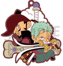 Roronoa Zoro & Dracule Mihawk One Piece Log.1 Buddy Colle Rubber Mascot