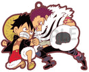 Monkey D. Luffy & Charlotte Katakuri One Piece Log.1 Buddy Colle Rubber Mascot