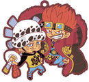 Eustass Kid & Trafalgar Law One Piece Log.1 Buddy Colle Rubber Mascot