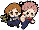 Nobara Kugisaki & Yuji Itadori Jujutsu Kaisen Buddy Colle Magical Round Rubber Keychain