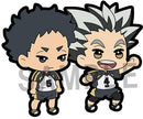 Keiji Akaashi and Koutarou Bokuto Haikyu Buddy Colle Rubber Mascot Keychain