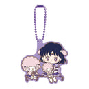 Sailor Saturn & Piano Sailor Moon Cosmos The Movie x Sanrio Rubber Keychain