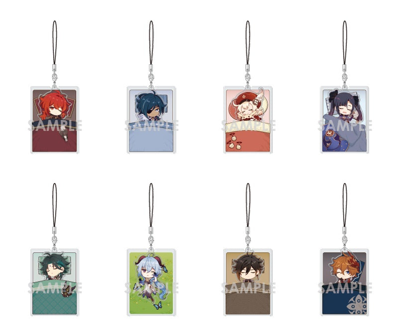 Ganyu Genshin Impact Goodnight Oyasumi Acrylic Strap