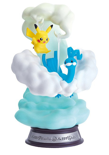 Pikachu & Altaria Pokemon Swing Vignette 2 Figure