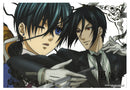 Sebastian & Ciel Black Butler Jumbo Carddass EX Art Print